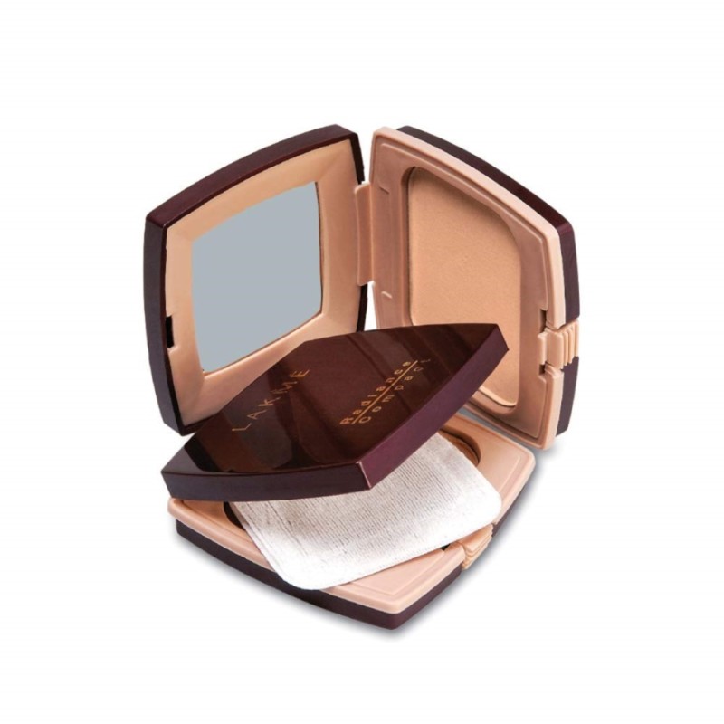 Lakme Radiance Compact, (Natural Shell) for Wheatish Skin 9g