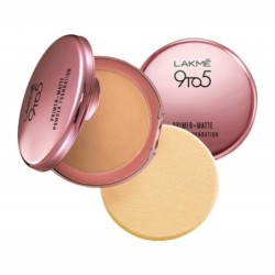 Lakme 9 to 5 Primer+matte Powder Foundation, (02 Rose Silk) 9g