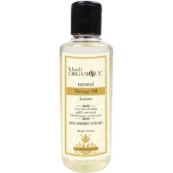 Khadi Organique Natural Jasmine Massage Oil - Gives Nourishment