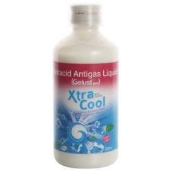 Gelusil Mps Xtra Cool Mint Flavour - Antacid Antigas Liquid, Sugar