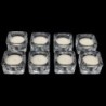 Satvik Tealight Candle Holder, Clear Glass Holder for Home Decor