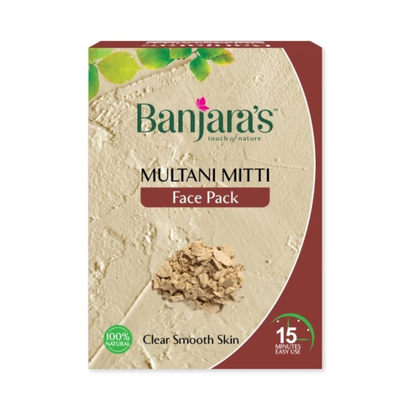 Banjara's Multani Mitti Face Pack - Clear Smooth Skin 100g