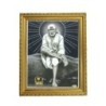 Satvik Shirdi Sai Baba Designer Wooden Photo Frame (5) for Pooja