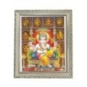 Satvik Lord Ganesha, Ashtavinayaka Designer Wooden White Photo Frame