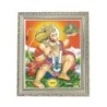 Satvik Lord Hanumanji Flying with Dronagiri Mountain with Orange