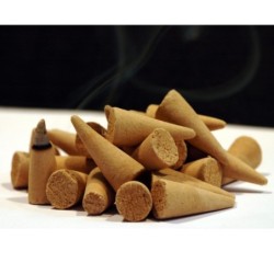 Satvik White Sage Incense Cones for Puja and Prayer 100g