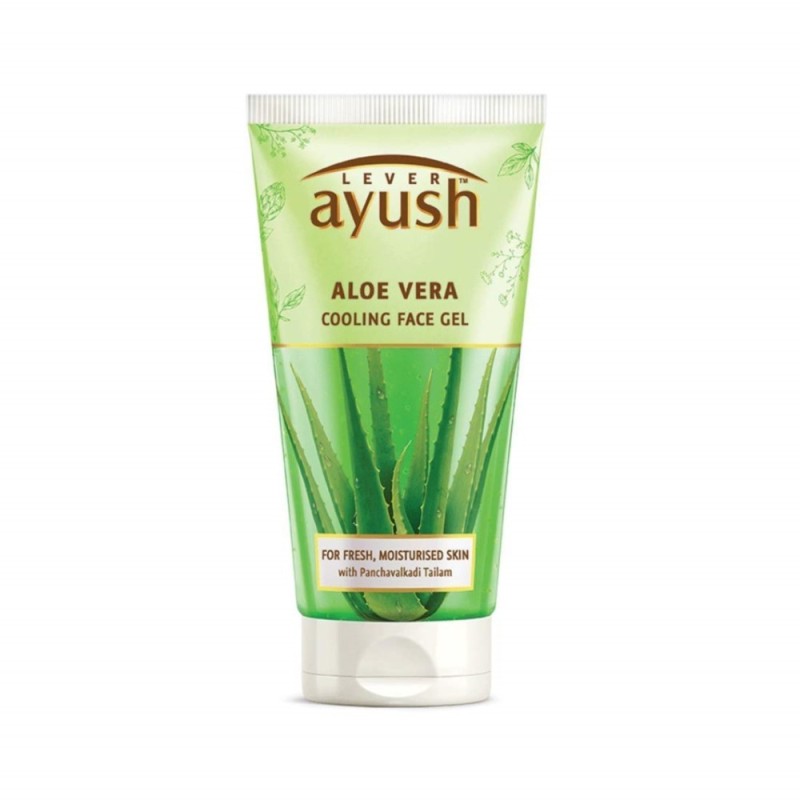 Lever Ayush Aloe Vera Cooling Face Gel - for Fresh Moisturized Skin