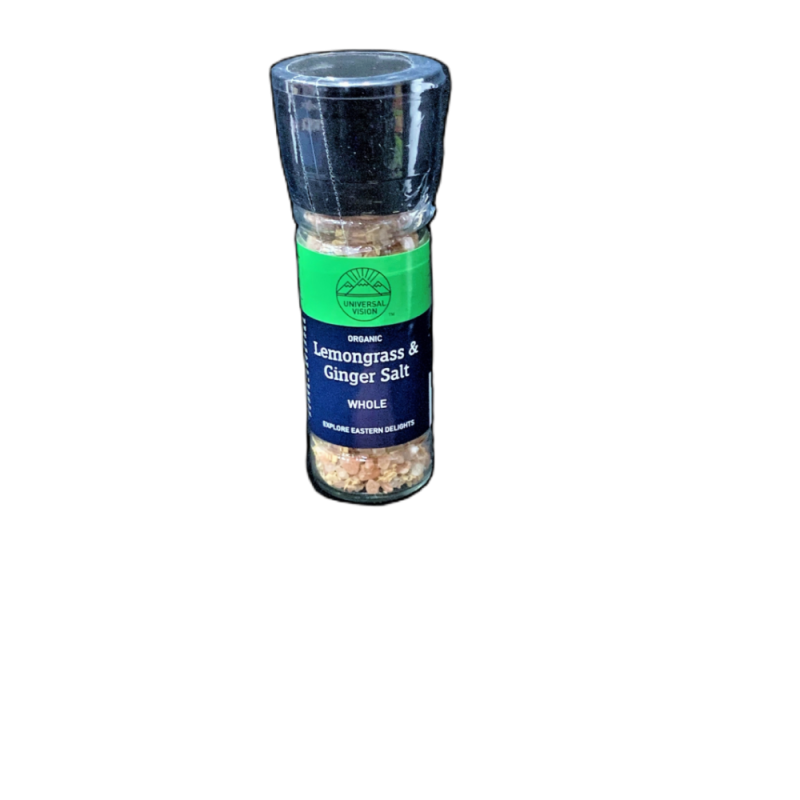 Universal Vision Organic Lemongrass & Ginger Salt (Whole)