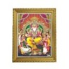 Satvik (New) Lord Vishwakarma (Brahma) Designer Wooden Golden Photo