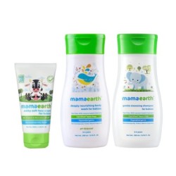 Mamaearth Combo of Gentle Cleansing Shampoo, Deeply Nourishing Body