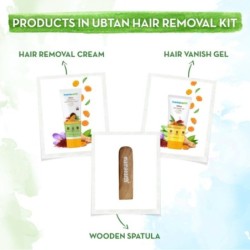 Mamaearth Ubtan Nourishing Hair Removal Kit with Turmeric & Saffron