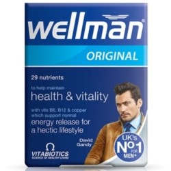 Vitabiotics Wellman Original, 30 Tablets-Health & Vitality Tablets