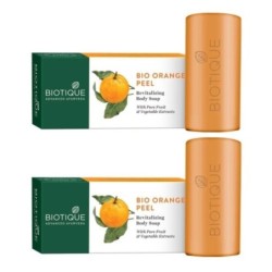 Biotique Bio Orange Peel Revitalizing Body Soap, Pack of 2 ( Each)