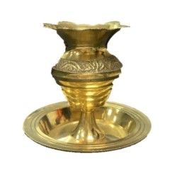 Satvik Brass Incense Sticks Stand (6Cms)