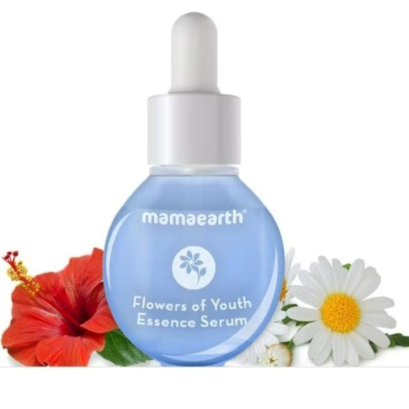 Mamaearth Flowers of Youth Essence Face Serum, for Smooth Skin