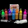 Satvik (Glitter) Rangoli Powder 9 Bottles of Multi Colours (9 Colors)