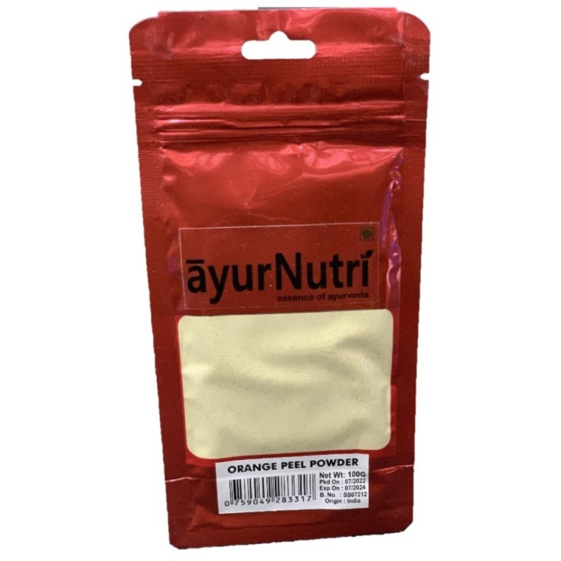 Ayrnutri Orange Peel Skin Care Powder - Rejuvenates Skin & Delays