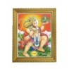 Satvik Lord Hanumanji Flying with Dronagiri Mountain with Orange