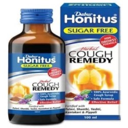 Dabur Honitus Sugar Free Cough Syrup 100% Ayurvedic Cough, Cold, Sore
