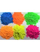 Rang De holi Color Powder (Gulal), 600g (6 Colors). 100g packets of red, pink, green, yellow, orange & blue.