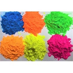 Rang De holi Color Powder (Gulal), 600g (6 Colors) Cosmetic Grade Color and Non Inflammable