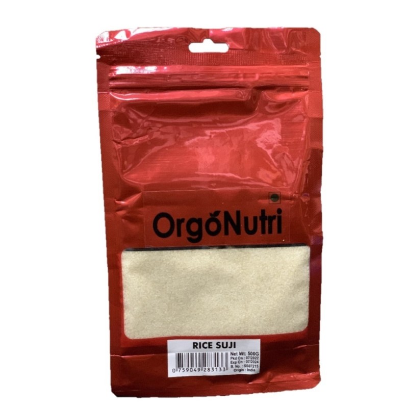 Orgonutri Rice Suji 500 Gm