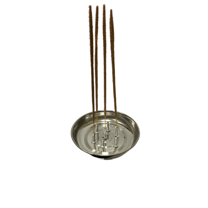 (7 Stick) Incense Stick Holder with Ash Catcher Aggarbatti Stand