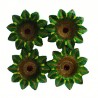 Colorful Clay Diyas (3) For Festivals or Prayers. Traditional and Handcrafted. These earthen clay diyas have been used for Diwal