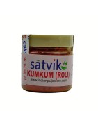 Satvik Kumkum Roli for Tilak and Pooja-Red Colour ,50gm