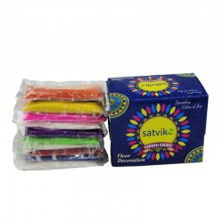 Holi colour rangoli bag packing