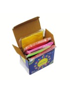 Holi colour rangoli bag packing