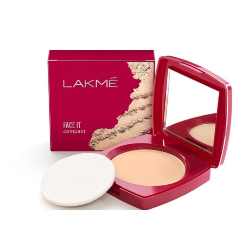 Lakme Face It Compact, Natural Coral 9 G