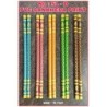 Wooden Dandiya Sticks- Sankhedo 1,Multi Color Wooden Dandiya Sticks