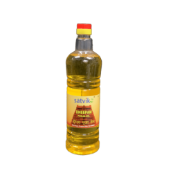 Satvik Dheepam Pooja Oil, Blend of 5 Oils, Lamp Oil for Prayer