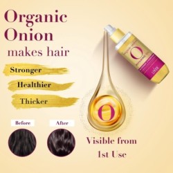 Livon Organic Onion Repairing Serum Oil for Stronger & Thicker Hair