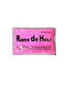 Rang De holi Color Powder (Gulal), 600g (6 Colors). 100g packets of red, pink, green, yellow, orange & blue.