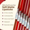 Mamaearth Soft Matte Long Stay Lipsticks with Jojoba Oil & Vitamin E