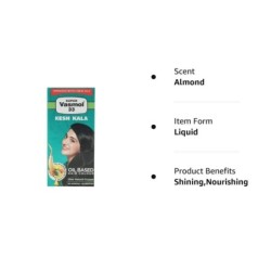 Vasmol Kesh Kala Hair Color Cream, 100 Millilitres, Pack