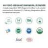 Indus Valley Bio Organic Bhringraj Powder Eclipta Alba for Hair 100g