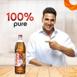 Fortune Premium Kachi Ghani Pure Mustard Oil, / Pet Bottle 1 Litre