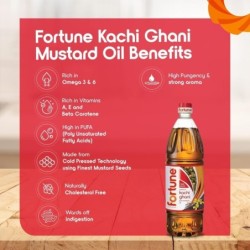 Fortune Premium Kachi Ghani Pure Mustard Oil, / Pet Bottle 500 Ml