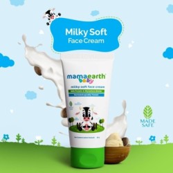 Mamaearth Milky Soft Natural Baby Face Cream for Babies, for All Skin