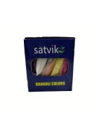 Holi colour rangoli bag packing