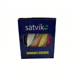 Satvik Rangoli Powder with 10 Colours for every Devotional Occasion, 500g
