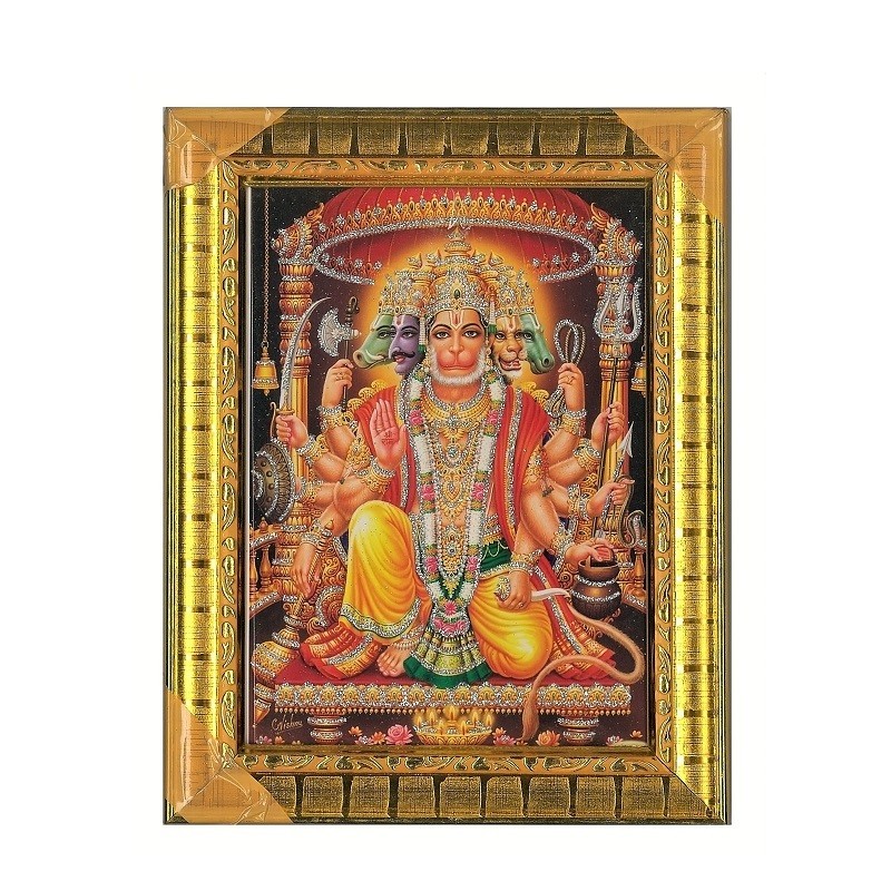 Lord Hanuman Ji ( Bajrangbali) 1 Photo Frame For Prayer