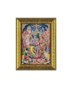 Shri Ram, Laksham And Sita Mata Photo Frame. Will keep your house blessed and will add beauty. High quality and light weight.