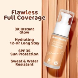 Mamaearth Hydra-Glow Full Coverage Dewy Finish Liquid Foundation