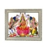 Goddess Maha Lakshmi, Ma Saraswati and Lord Ganesha Designer White