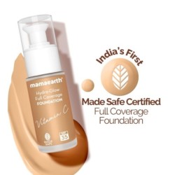 Mamaearth Hydra-Glow Full Coverage Dewy Finish Liquid Foundation