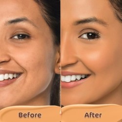 Mamaearth Glow Serum Foundation, Medium Coverage, Matte Finish